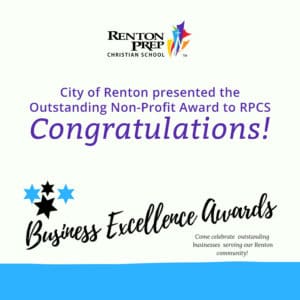 Renton Prep Wins Business Excellence Award