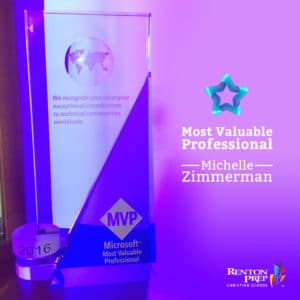 Microsoft MVP Award - Dr. Michelle Zimmerman