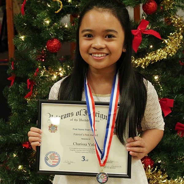 3rd Place / 6th grade - Charisse Vales