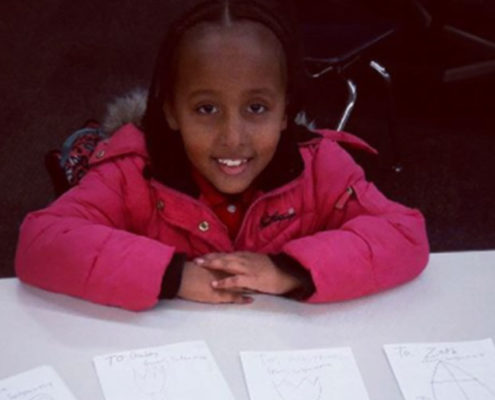 Second Grader Writes 34 Encouraging Cards - Meet Solyanna