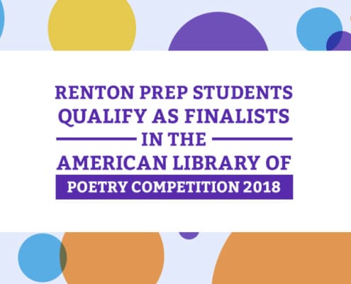 Renton Prep Students Qualify as Finalists in the American Library of Poetry Competition 2018