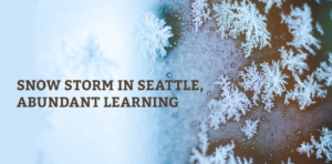 Snow Storm in Seattle, Means Abundant Learning