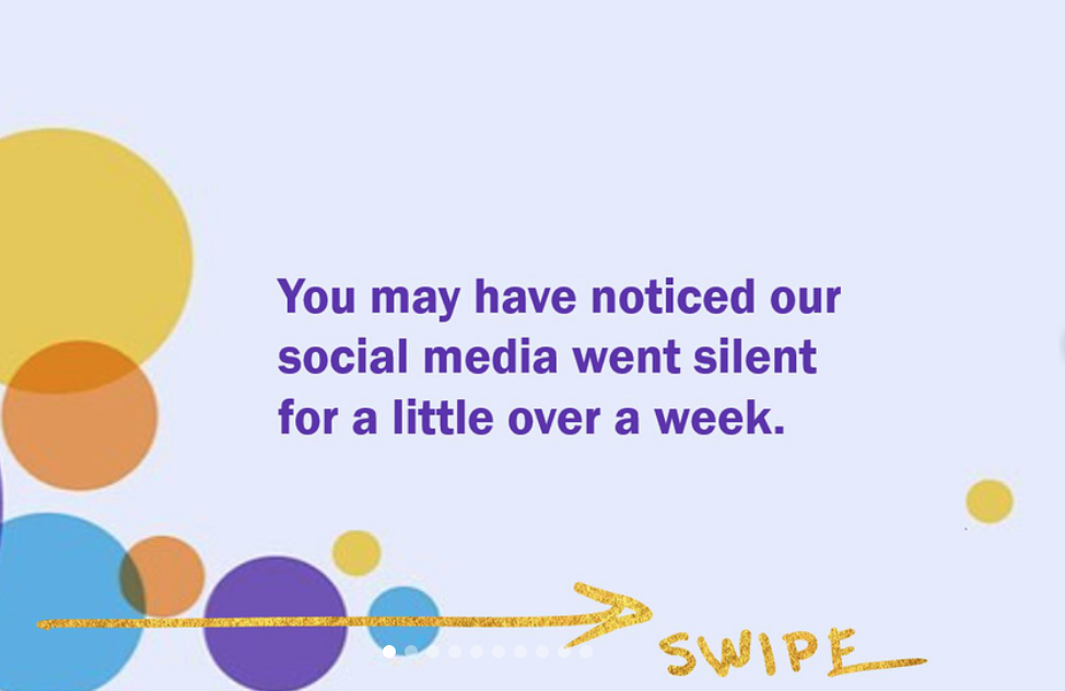 Social Media went silent