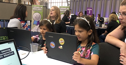 Renton Prep Elementary Students Present at EdTech Conference
