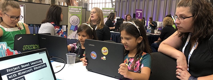 Renton Prep Elementary Students Present at EdTech Conference